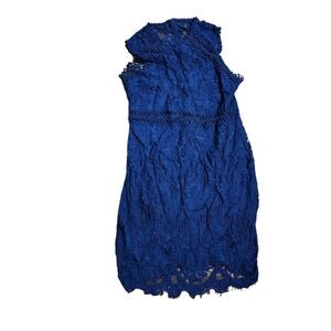 Women's Sleeveless Lace Mesh Dress XXL